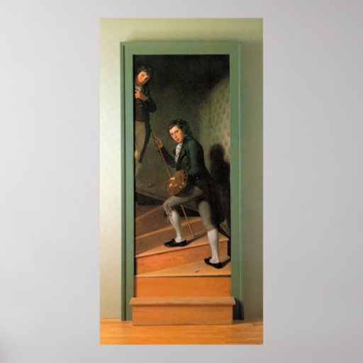 Le groupe d'escalier, par Charles Willson Peale Posters