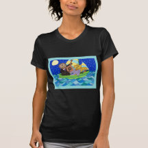 Le hibou et le minou t-shirt