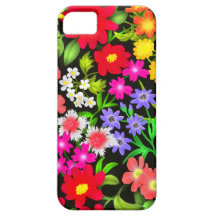 Le jardin coloré fleurit le coque iphone coque Case-Mate iPhone 5