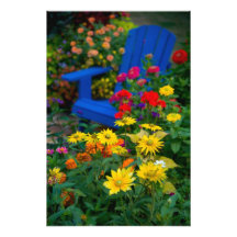 Le jardin conçoit dans notre jardin Sammamish, 3 Tirages Photo