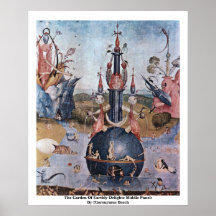 Le jardin des plaisirs terrestres : Par Hieronymus Poster