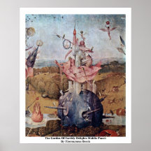 Le jardin des plaisirs terrestres : Par Hieronymus Posters
