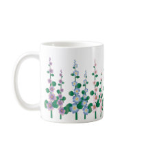 Le jardin fleurit la tasse de café tasses