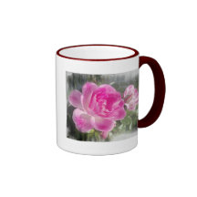 Le jardin rose s'est levé mugs à café