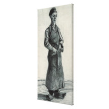 Le jeune forgeron, 1882 (craie et crayon noirs toile tendue sur châssis