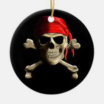 Le jolly roger ornements de noël