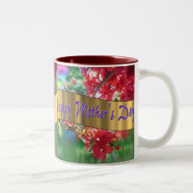 Le jour de mère heureux tasse