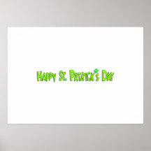Le jour de St Patrick Affiche
