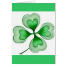 Le jour de St Patrick Cartes De Vœux