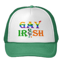 Le jour de St Patrick irlandais gai de fierté Casquettes De Camionneur