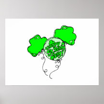 Le jour de St Patrick Posters