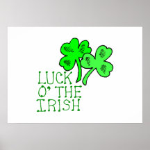 Le jour de St Patrick Posters