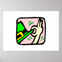 Le jour de St Patrick Posters