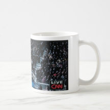 LE JOUR D'INAUGURATION DE PRÉSIDENT BARAK HUSEN OB MUG À CAFÉ
