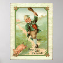 Le jour vintage de St Patrick de Shillelagh de por Posters