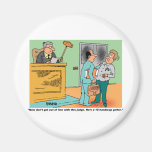 Le juge tient Gavel à long manche Magnets Pour Réfrigérateur
