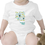 le kawaii est T-shirt de bébé d'amusement