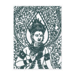 LE LAOTIEN - THAÏLANDAIS - UN DIEU BOUDDHISTE D'AN CARTE POSTALE