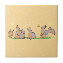 LE LILAS SE BRONZE DANS L'HERBE CARREAUX EN CÉRAMIQUE