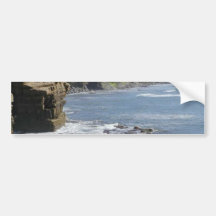 Le littoral d'océan ondule l'eau adhésifs pour voiture