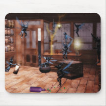 Le lutin éclatent Mousepad Tapis De Souris