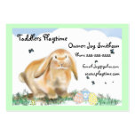Le magasin des Lapin-Enfants de lapin Modèles De Cartes De Visite