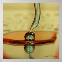 Le marbre de l'eau posters