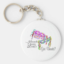 Le mardi gras 2010 a obtenu des perles porte-clé