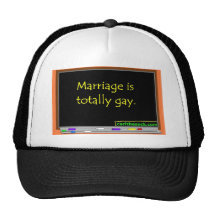 Le mariage est totalement gai casquette