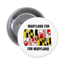 LE MARYLAND POUR OBAMA BADGES