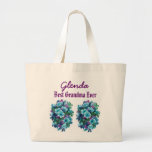 Le meilleur bleu nommé toujours fait sur commande  sacs de toile