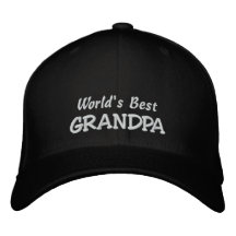 Le meilleur du monde Grand-papa-Ajoutent le messag Casquette De Baseball