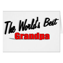 Le meilleur grand-papa du monde carte de vœux