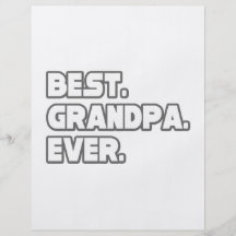 Le meilleur grand-papa jamais prospectus personnalisés
