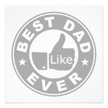 Le meilleur gris de papa jamais - invitations