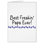 Le meilleur papa de Freakin jamais Carte De Vœux