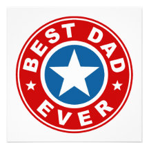 Le meilleur papa jamais invitations personnalisables