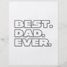 Le meilleur papa jamais prospectus personnalisés