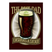 Le meilleur papa mérite une bière de malt cartes de vœux