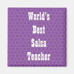 Le meilleur professeur Z103 du Salsa du monde Magnets Pour Réfrigérateur