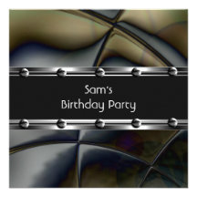 Le métal d'argent de fête d'anniversaire des homme bristol personnalisé
