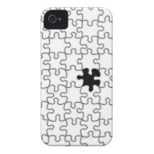 Le modèle absent d'arrière - plan de morceau de pu coque iPhone 4 Case-Mate