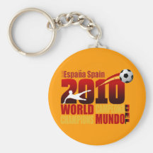 Le monde de l'Espagne soutient España 2010 Campeon Porte-clefs
