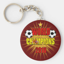 Le monde soutient l'Espagne 2010 Porte-clefs