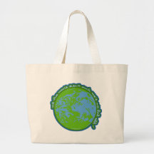 Le monde suce sacs de toile