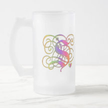 Le monogramme "arc-en-ciel gothique" de S attaque 