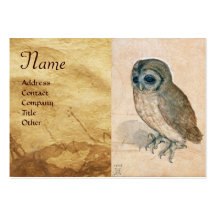 Le monogramme de HIBOU Cartes De Visite Professionnelles