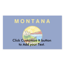 Le Montana, Etats-Unis diminuent Modèle De Carte De Visite