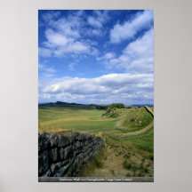 Le mur de Hadrian et les rochers de Swingshields d Affiches