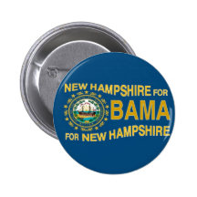 Le NEW HAMPSHIRE POUR le bouton d'OBAMA Badge